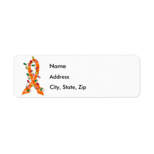 Leukemia Christmas Lights Ribbon