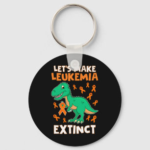 Leukemia Dinosaur Orange Ribbon Hämatologe Repti Schlüsselanhänger