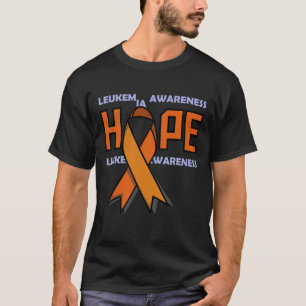 Leukemia Ribbon Hope Leukämie Bewusstsein T-Shirt