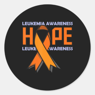 Leukemia Ribbon Leukämie Bewusstsein Runder Aufkleber