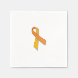 Leukemia Ribbon Napkins Serviette
