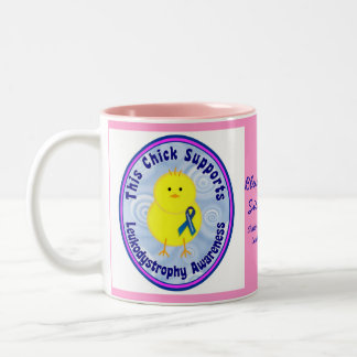 Leukodystrophy Bewusstsein Coffe Tassen-Rosa Zweifarbige Tasse