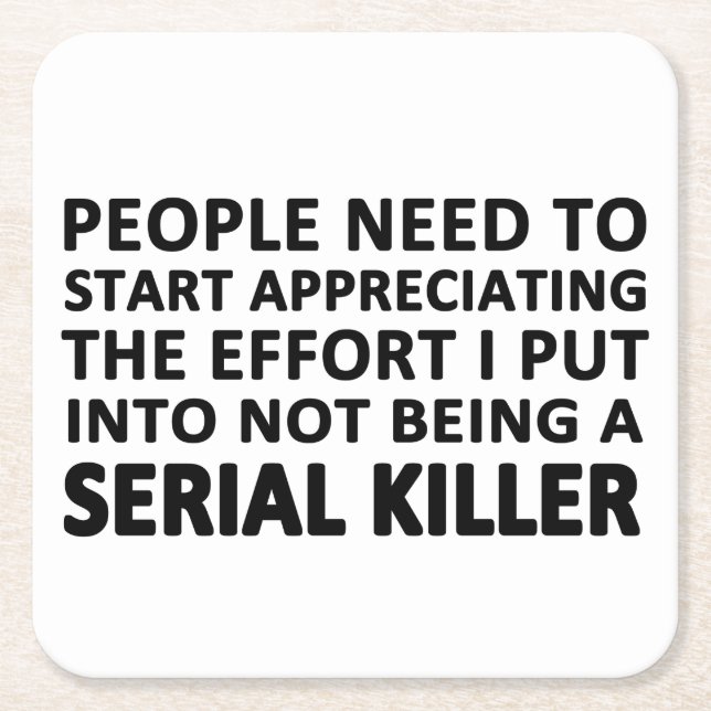 Leute-Bedarf zu schätzen zu beginnen Rechteckiger Pappuntersetzer (Vorderseite)