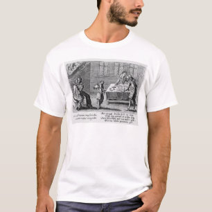 Leute, die Backgammon spielen T-Shirt