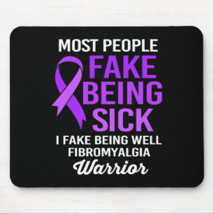Leute Fake, krank zu sein, ich Fake, gut fibromyal Mousepad