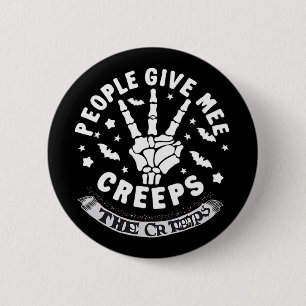Leute geben mir die Creeps Button