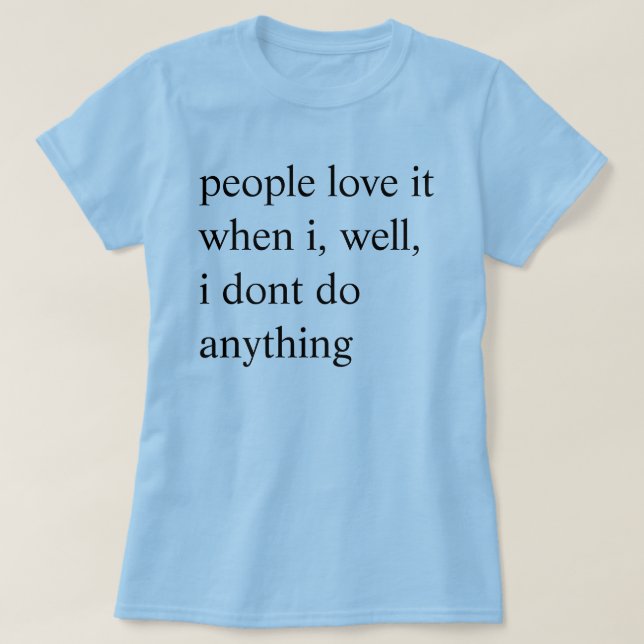 Leute-Liebe es T-Shirt (Design vorne)