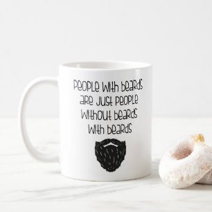 Leute mit Bärten Lustiger Vater Geburtstag Sarkast Kaffeetasse