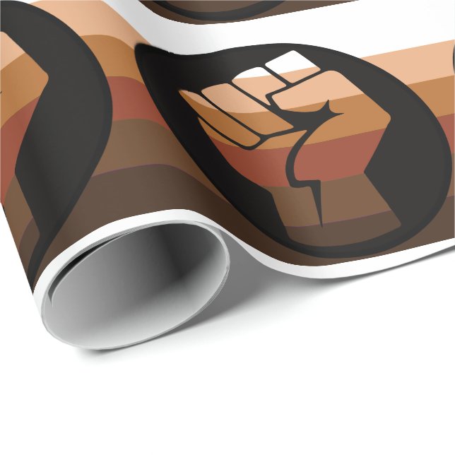 Leute mit farbigem (POC) Stolz Geschenkpapier (Rolleneckpunkt)