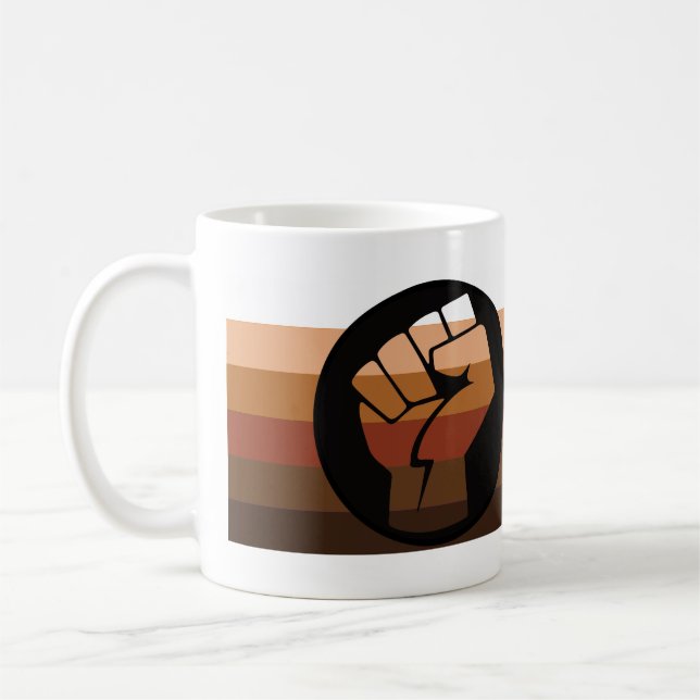 Leute mit farbigem (POC) Stolz Kaffeetasse (Links)