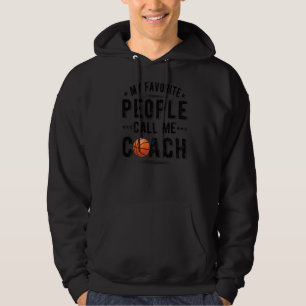 Leute nennen mich Basketball-Trainer Basketball-Co Hoodie