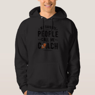 Leute nennen mich Football Coach Coach Hoodie