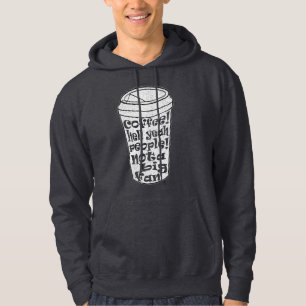 Leute nicht ein großer Fan Introvertierte Kaffee L Hoodie
