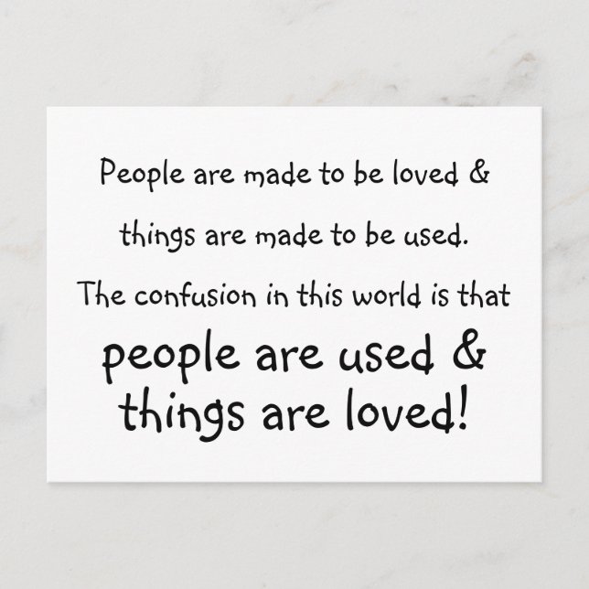 Leute & Sachen Postkarte (Vorderseite)