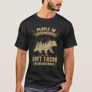 Leute Schlafsack Shirt Funny Camper Geschenk T