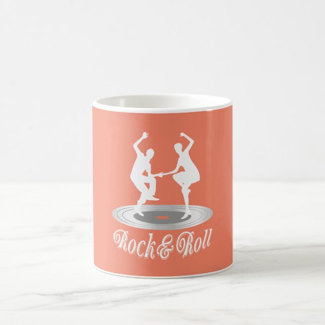 Leute tanzen Rock and Roll Kaffeetasse (Mittel)