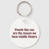 Leute wie du Fingers Schlüsselanhänger