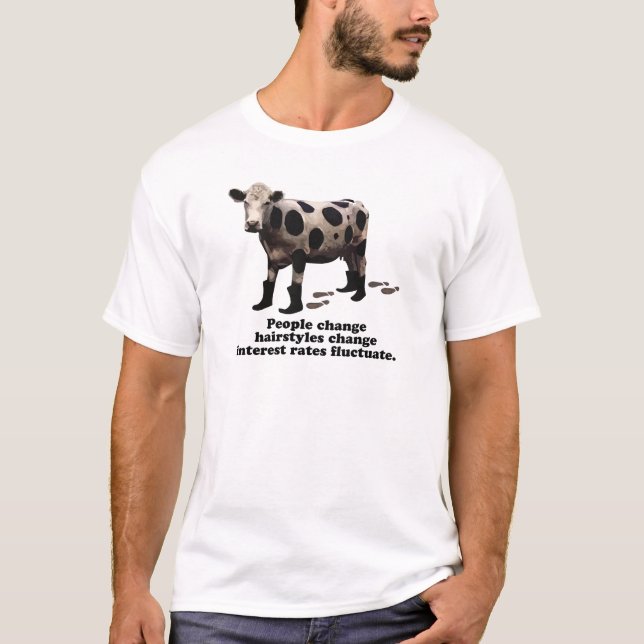 Leuteänderung - streng geheim Kuh T-Shirt (Vorderseite)