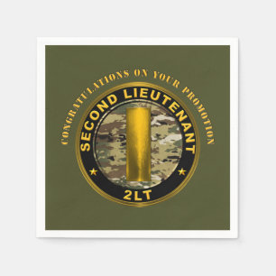 Leutnant 2LT Beförderung   Serviette