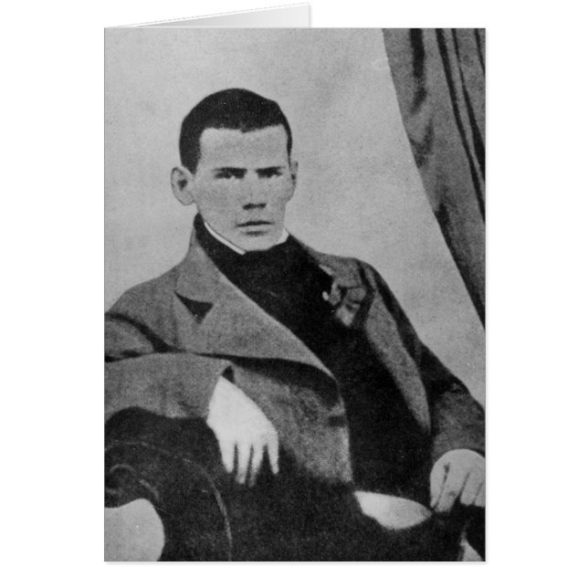 Lev Nikolaevich Tolstoy als Student (Vorne)
