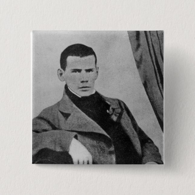 Lev Nikolaevich Tolstoy als Student Button (Vorderseite)