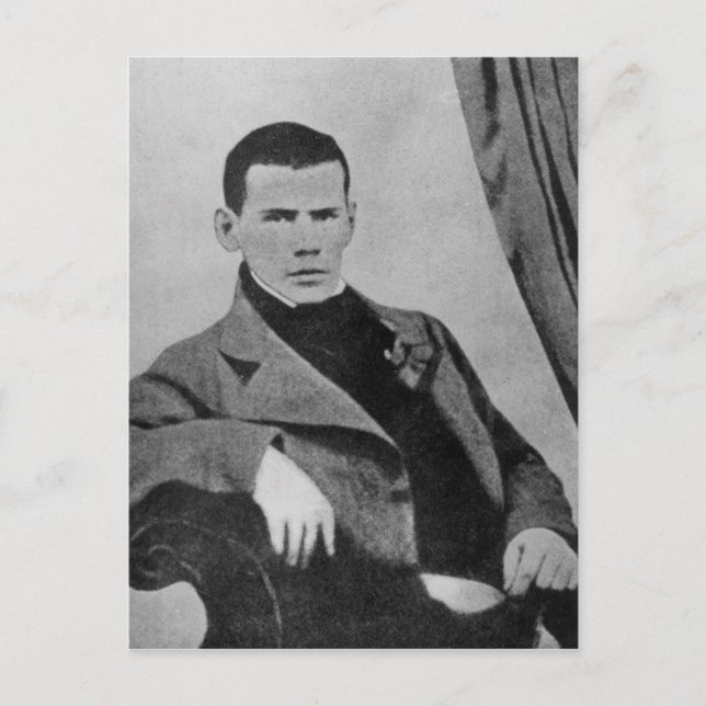 Lev Nikolaevich Tolstoy als Student Postkarte (Vorderseite)
