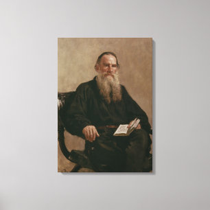 Lev Tolstoi 1887 Leinwanddruck