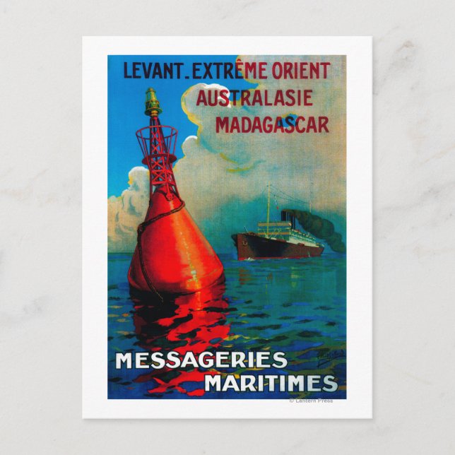 Levant Extreme Orient Vintag Poster Europe Postkarte (Vorderseite)