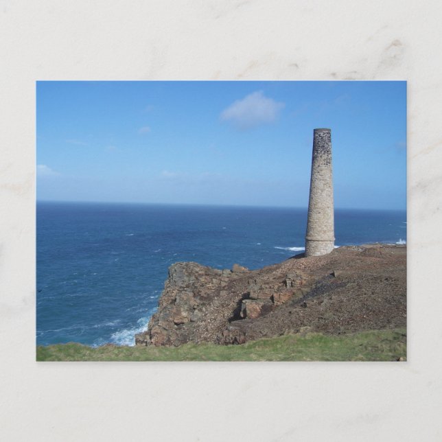 Levant Mine Cornwall Postcard Postkarte (Vorderseite)
