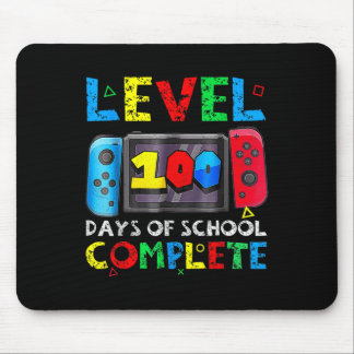 Level 100 Days of School Complete Gamer Video Game Mousepad