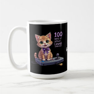 Level 100 Days of School Unlock Celebrate Kaffeetasse