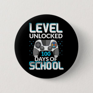 Level 100 Days of School Unlock Gamer Nerdy Team Button