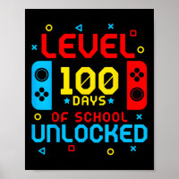 Level 100 Days of School Unlock Gamer Video Game