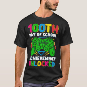 Level 100 Schultag freigeschalteter Gamer 100. Sch T-Shirt