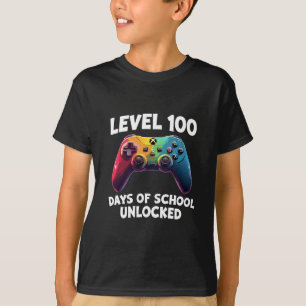 Level 100 Schultage freigeschaltet T-Shirt