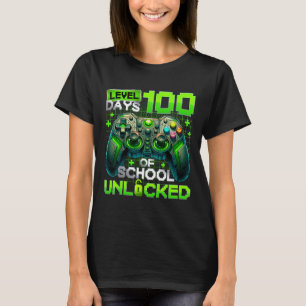 Level 100 Tage Schule freigeschaltet 100. Tag Lehr T-Shirt