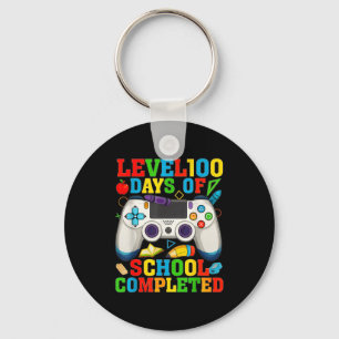 Level 100 Tage Schule Freigeschaltet Jungen 100. T Schlüsselanhänger