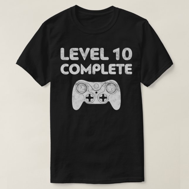 Level 10 Complete  10th Wedding Anniversary Gift P T-Shirt (Design vorne)