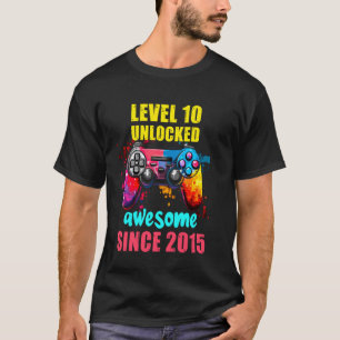 Level 10 freigeschaltet Großartig Seit 2015 10. Ge T-Shirt