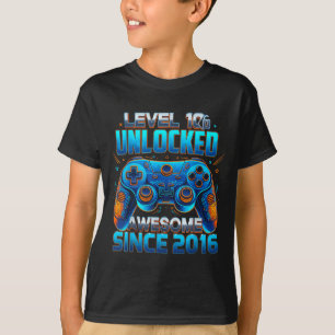 Level 10 freigeschaltet Großartig seit 2016 10. Ge T-Shirt