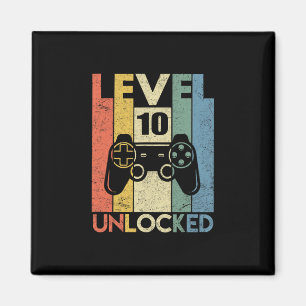 Level 10 freigeschaltet Lustiges Videospieler 10.  Magnet