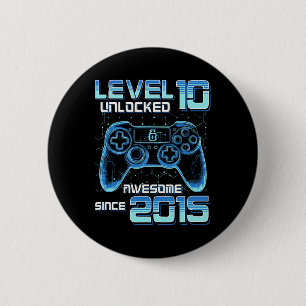 Level 10 Unlock Video Game Party 10. Geburtstag G Button