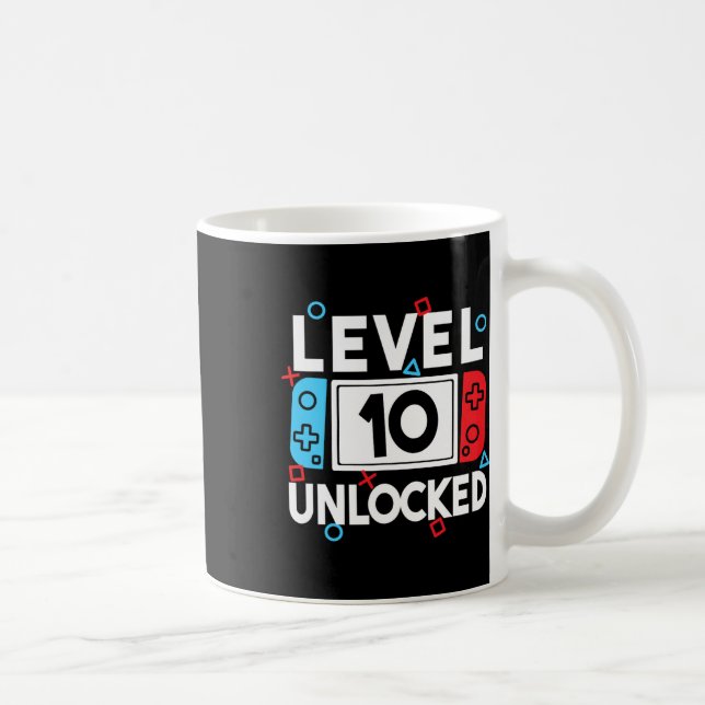 Level 10 Unlocks 10. Geburtstag Videospiel B Kaffeetasse (Rechts)
