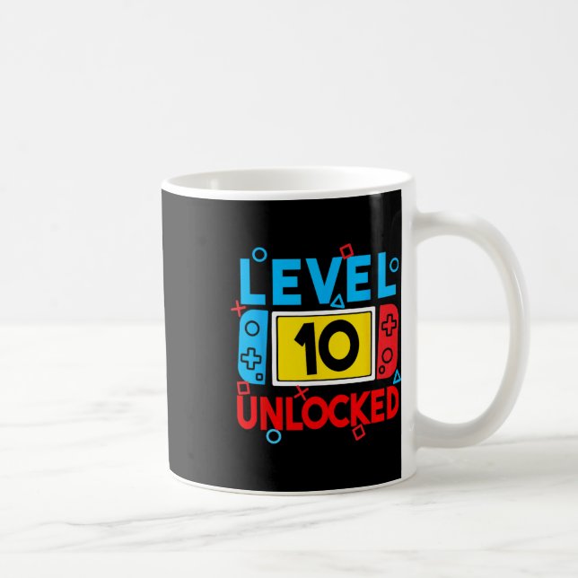 Level 10 Unlocks 10. Geburtstag Videospiel B Kaffeetasse (Rechts)