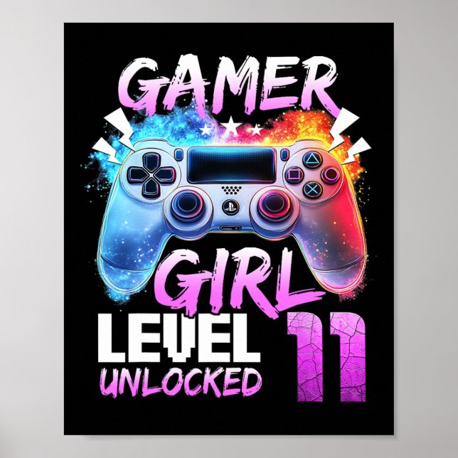 Level 11 freigeschaltet Awesome 2014 Videospiel 11 Poster (Vorne)