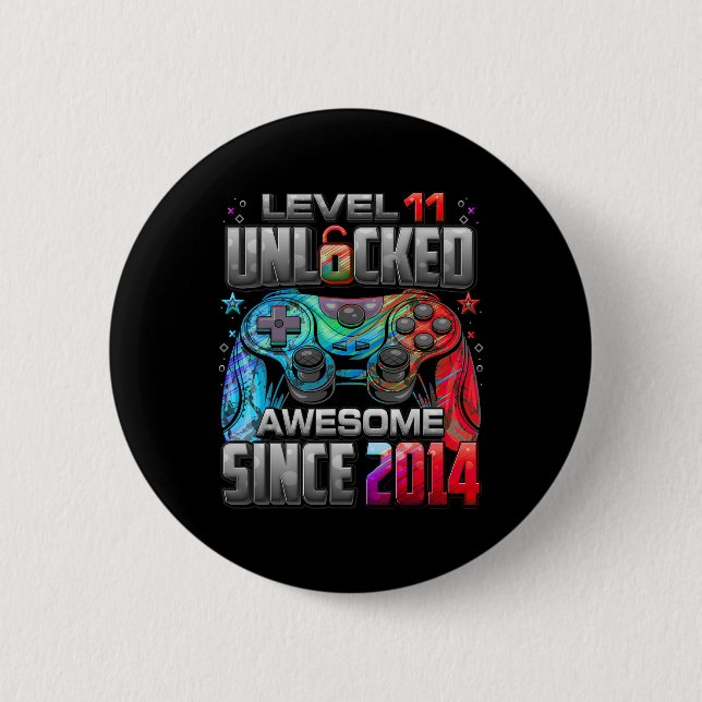Level 11 freigeschaltet Awesome seit 2014 11. Gebu Button (Vorderseite)