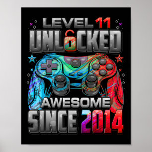 Level 11 freigeschaltet Awesome seit 2014 11. Gebu Poster