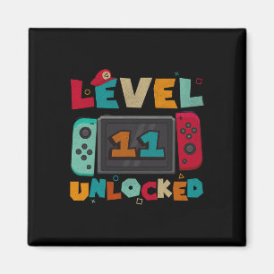 Level 11 freigeschaltet Gaming-Geburtstag Jungen 1 Magnet