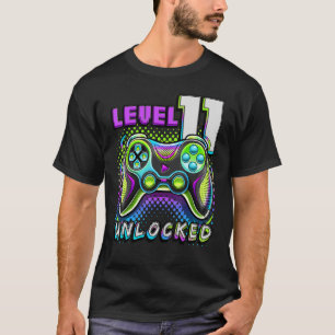 Level 11 Unlock Video Game 11. Geburtstag Gamer B T-Shirt
