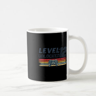 Level 12 freigeschaltet Videospiel 12. Geburtstag  Kaffeetasse